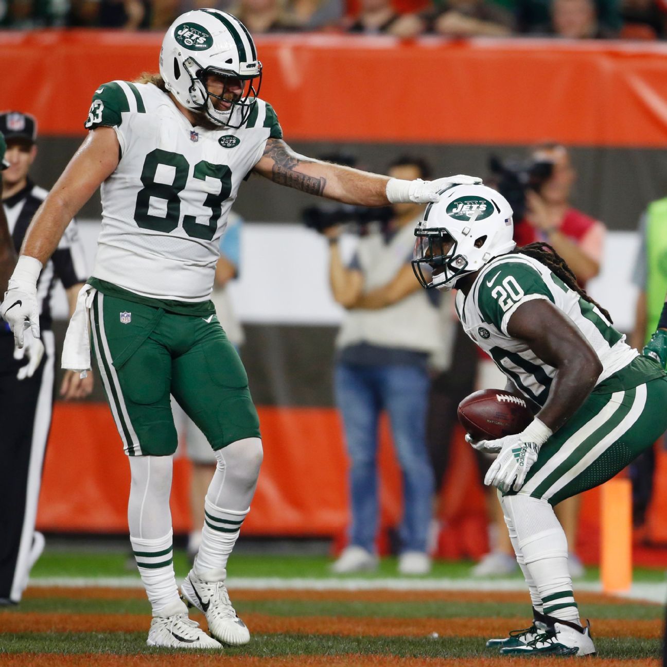 Isaiah Crowell, New York Jets running back, penalized for crude